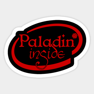 Paladin Inside Sticker